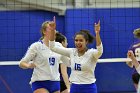 Volleyball vs Emerson  Wheaton College Women's Volleyball vs Emerson College. - Photo by Keith Nordstrom : Wheaton, Volleyball, VB2019